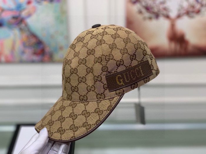 Gucci GG 棒球帽 米色 GG 帽子