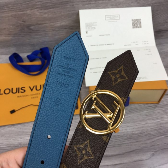 路易威登 LV Circle 双面腰带 Monogram 帆布，LV 女士腰带