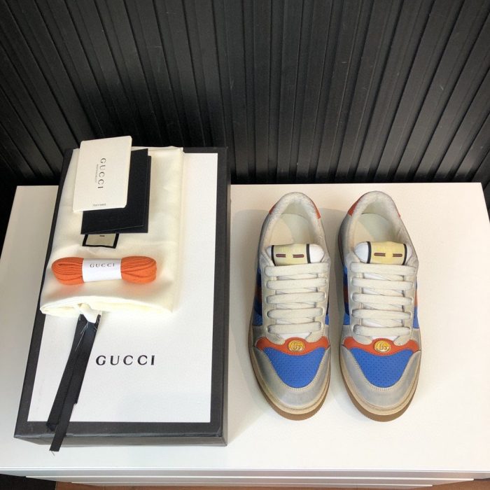 Gucci 男士 Screener 低帮男式蓝白色 546163 0YI20 9581