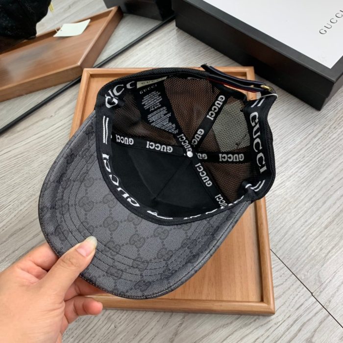 Gucci GG 帆布棒球帽黑色