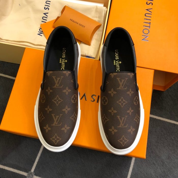 路易威登 LV 男士棕色一脚蹬 LV