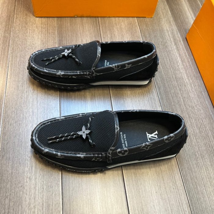 LV Racer 男士莫卡辛黑色 1A9ZH6