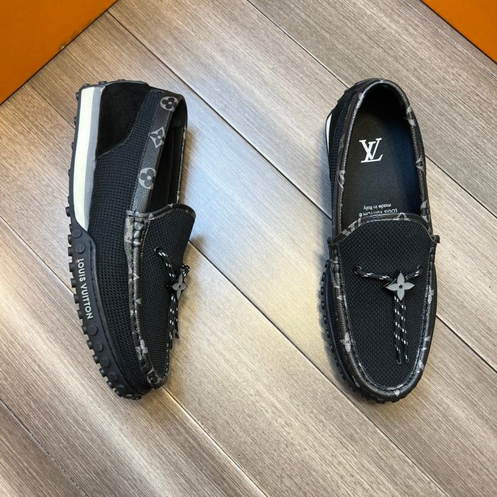 LV Racer 男士莫卡辛黑色 1A9ZH6
