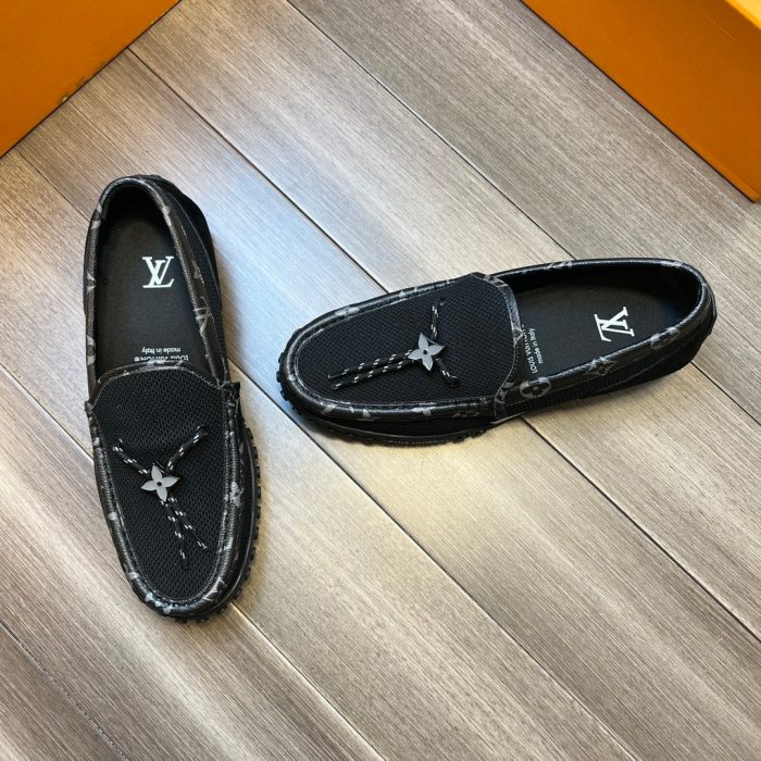 LV Racer 男士莫卡辛黑色 1A9ZH6