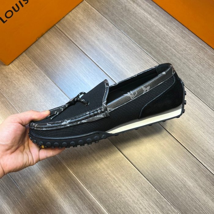 LV Racer 男士莫卡辛黑色 1A9ZH6