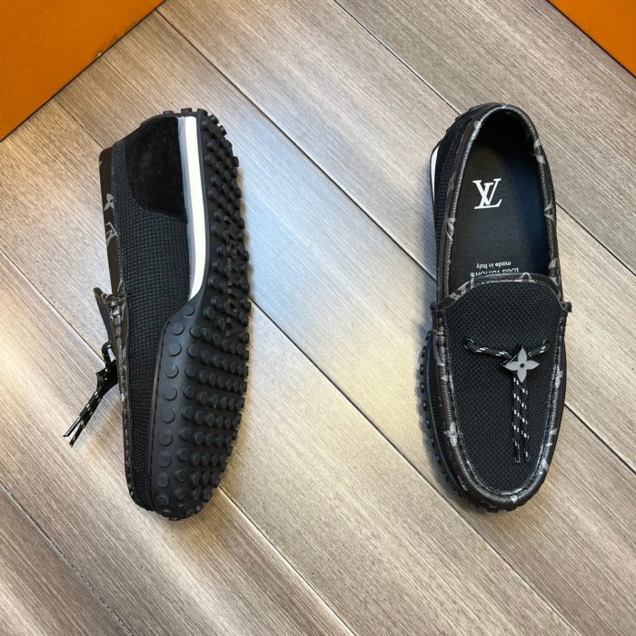 LV Racer 男士莫卡辛黑色 1A9ZH6