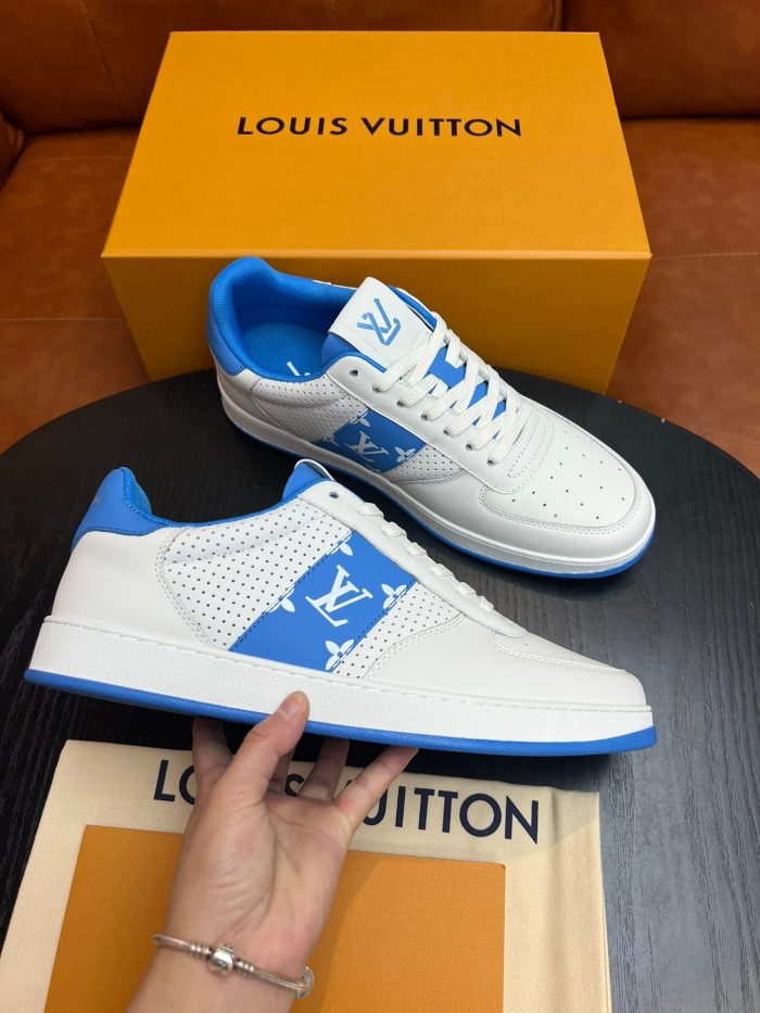 LV Rivoli 男士蓝色运动鞋