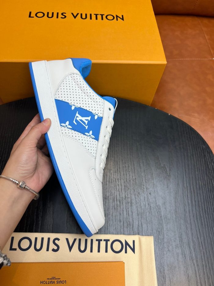 LV Rivoli 男士蓝色运动鞋