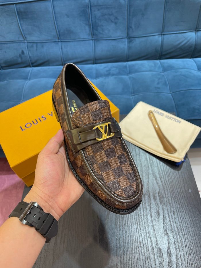 Louis Vuitton Major 棕色乐福鞋 男士 LV