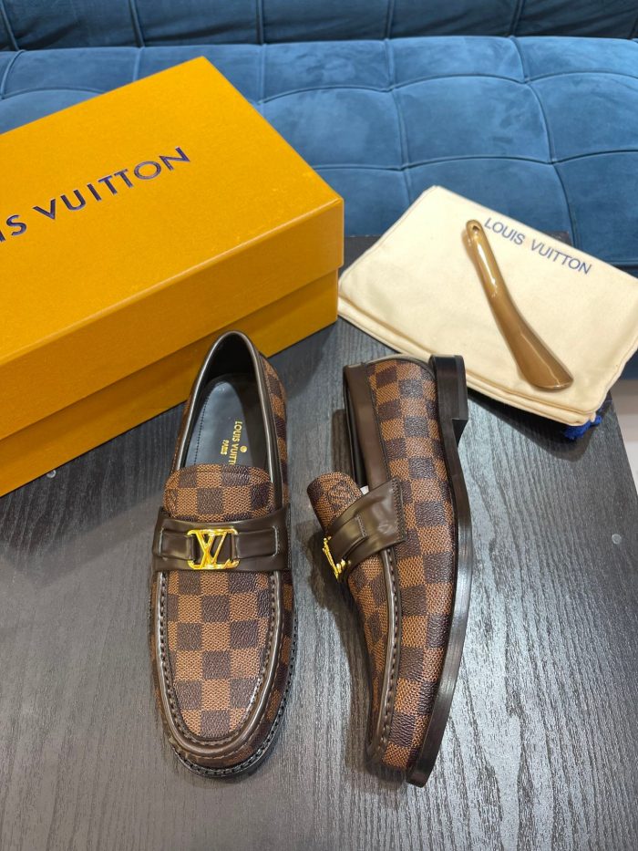 Louis Vuitton Major 棕色乐福鞋 男士 LV