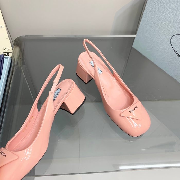 女式专利露跟高跟鞋 浅粉色 2.1 英寸/5.5 厘米