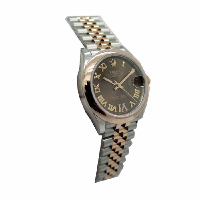 劳力士 Datejust 278341RBR 永恒玫瑰金和巧克力色钻石表盘 Jubilee