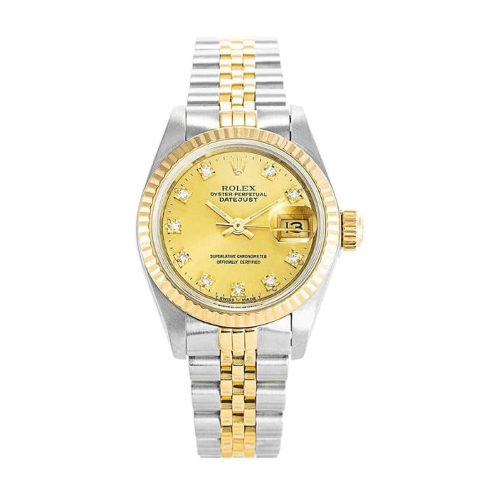 劳力士 Datejust 黄金钢钻石表盘女款 69173 Jubilee