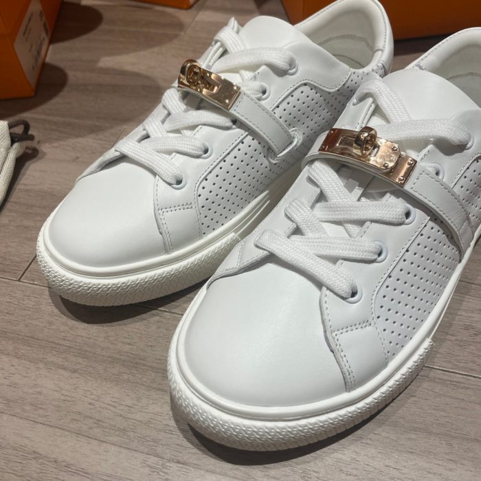 爱马仕 Day 女式运动鞋白色 H212257Z 90355