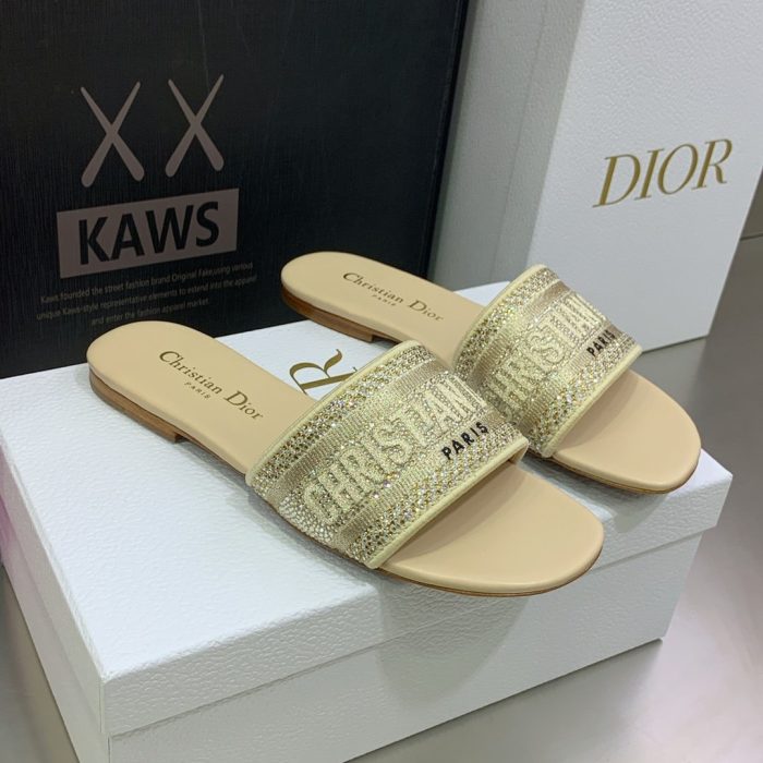 Christian Dior 女士 Dway 拖鞋 黄色 女式 CD KCQ209LCS_S62K