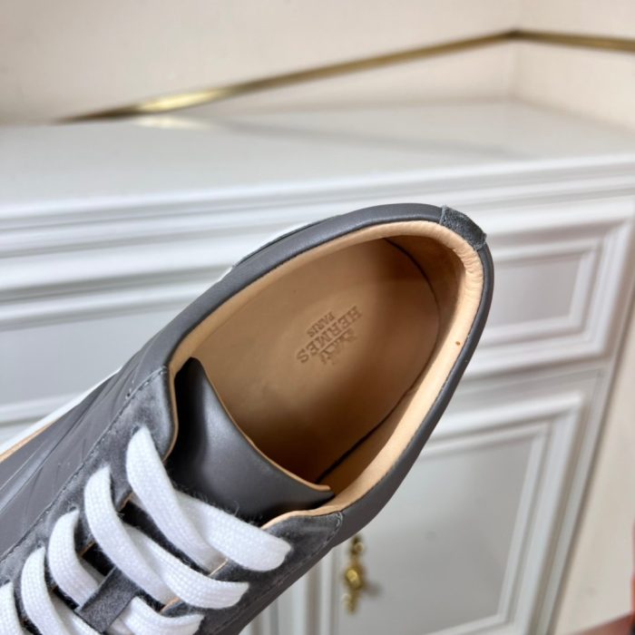1:1爱马仕 (Hermes) 男士休闲运动鞋灰色