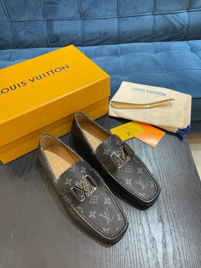 Louis Vuitton Major 男士蓝色乐福鞋 LV