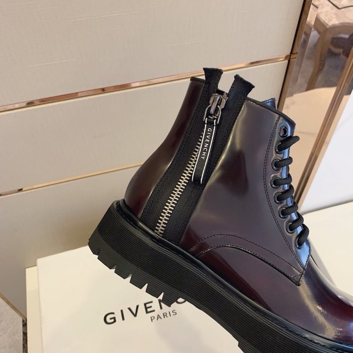 纪梵希 (Givenchy) 男士棕色粗系带踝靴 GVC