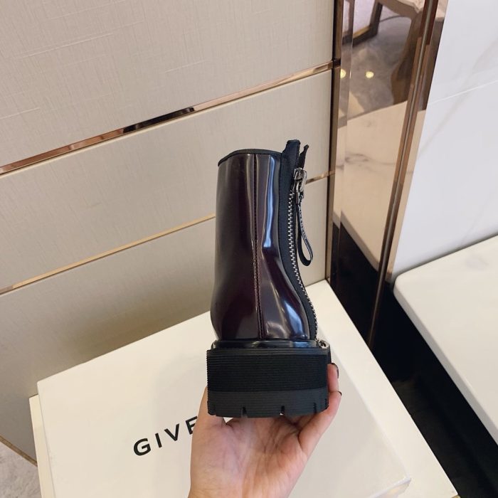 纪梵希 (Givenchy) 男士棕色粗系带踝靴 GVC