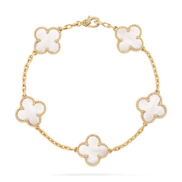 Vintage Alhambra bracelet, 5 motifs