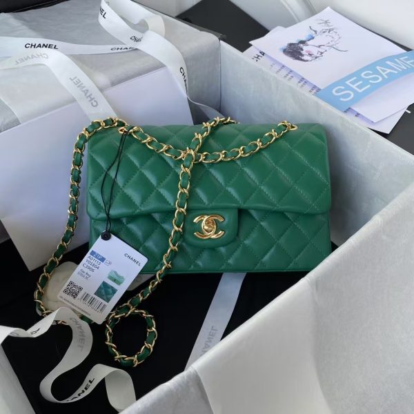 Chanel Small Classic Handbag Gold Hardware