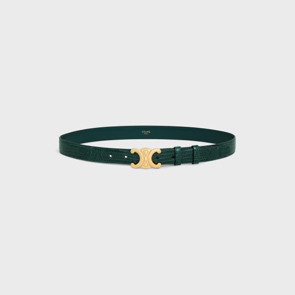 Medium Triomphe Belt in Lizard