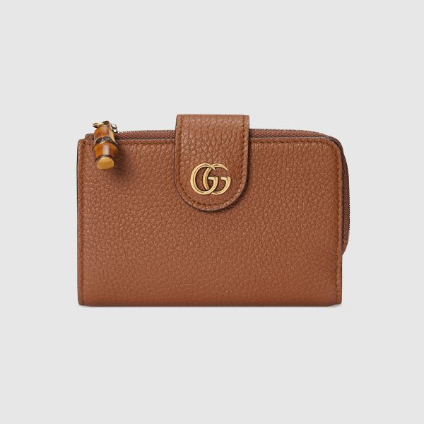 Medium Bamboo Double G Wallet