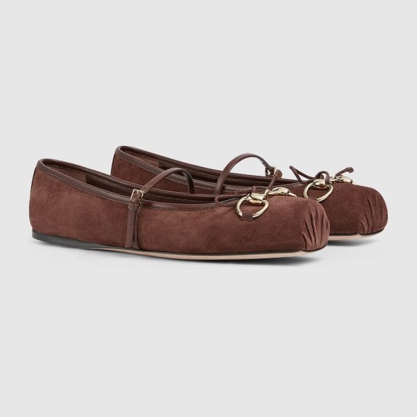 Womens Gucci Horsebit ballet flat