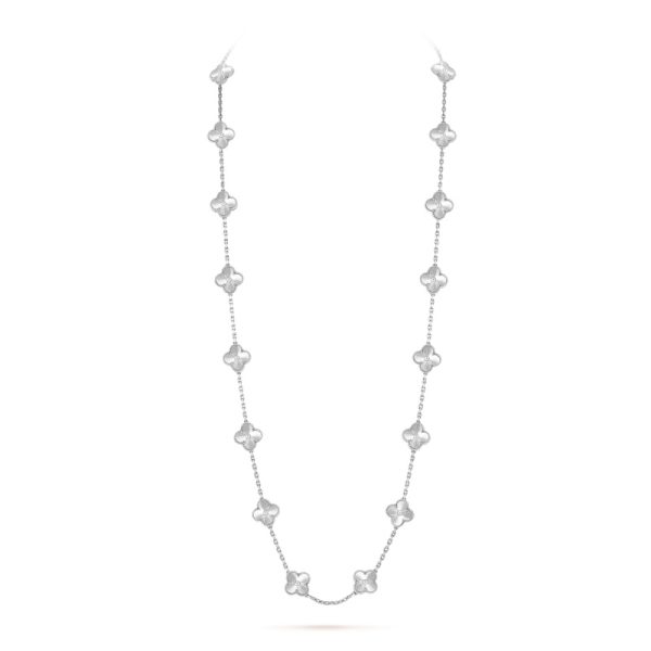 Vintage Alhambra long necklace, 20 motifs