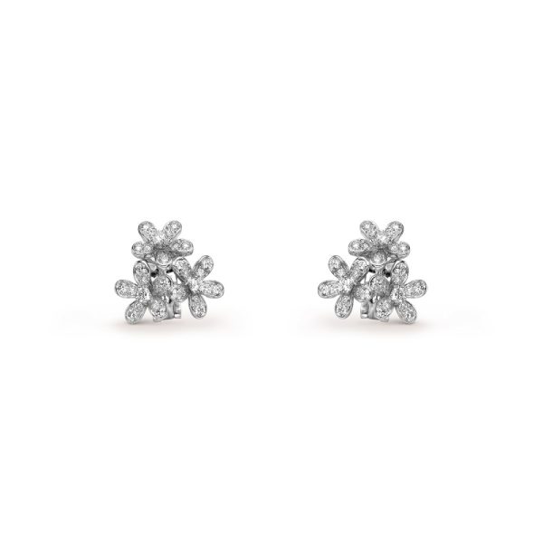 Socrate earrings, 3 flowers