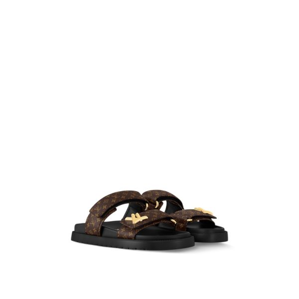 LV Sunset Flat Comfort Mule