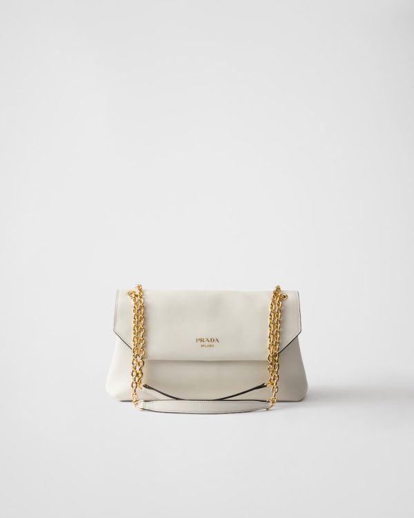 Prada Doux Medium Leather Shoulder Bag