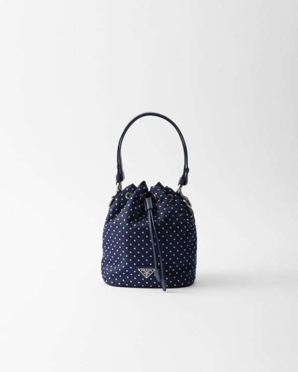 Re-Nylon Mini-Bag With Studs