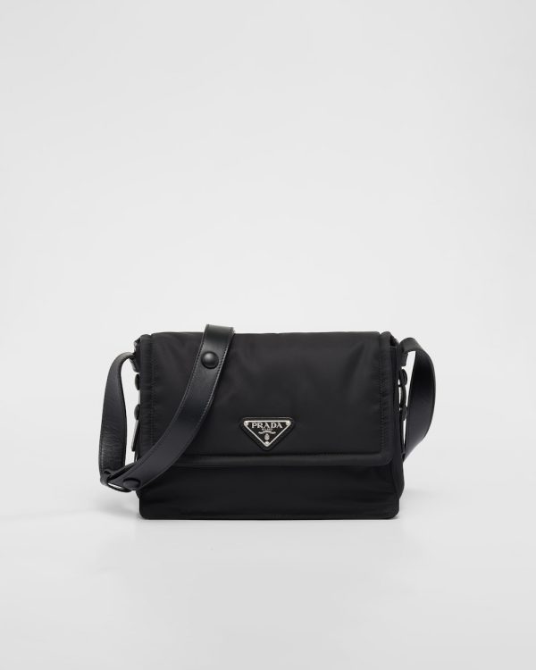 Small Padded Re-Nylon Shoulder Bag